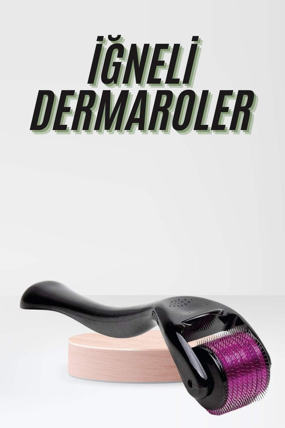 Tarağı Dermaroller 540 Iğneli Roller 1 Mm Iğne Cilt Yüz Yenileme Bakım Seti