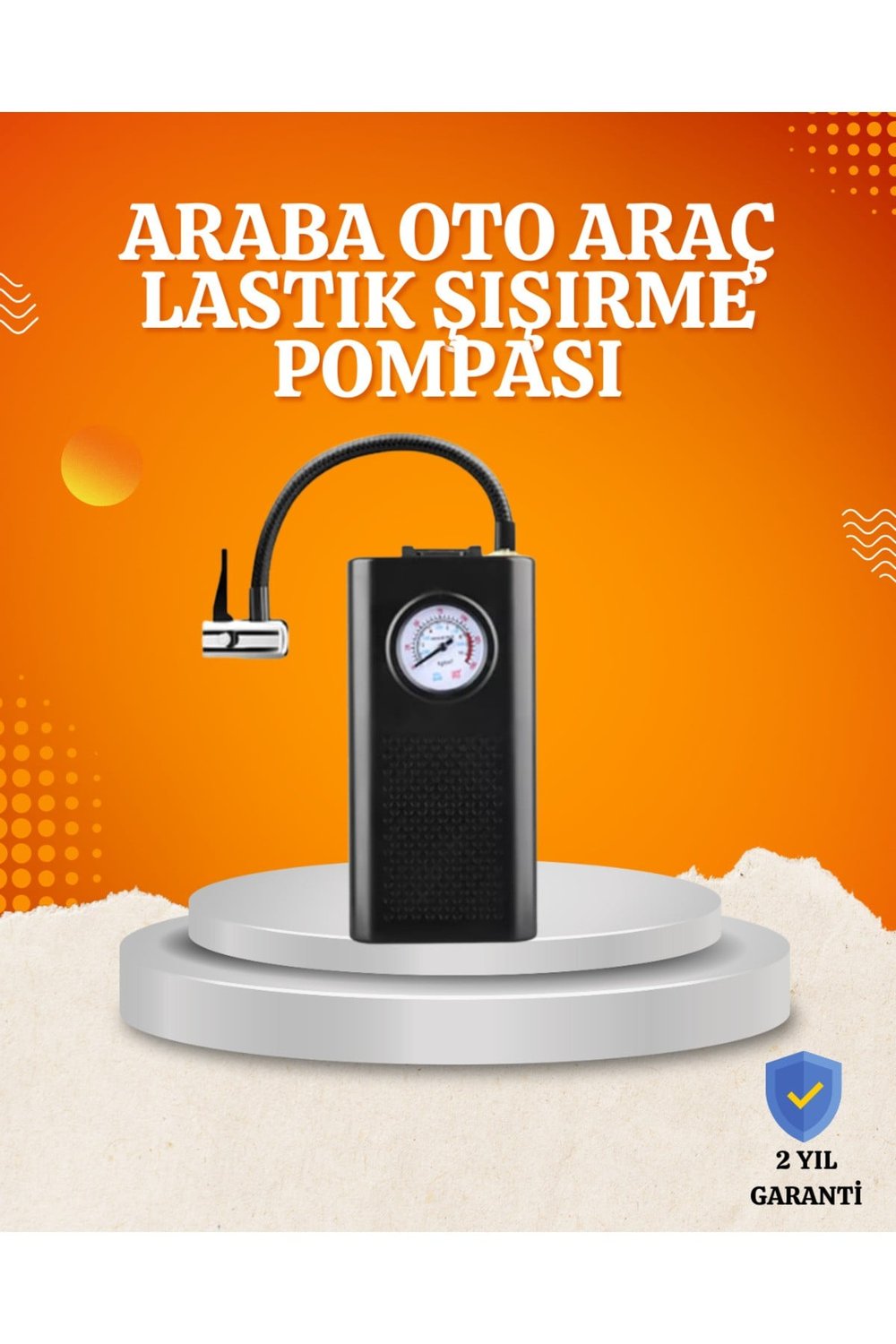 Taşınabilir Elektrikli Oto Motosiklet Bisiklet Lastik Şişirme Pompası