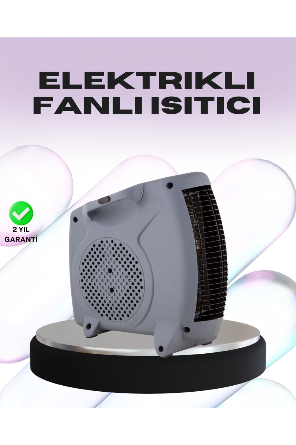 Taşınabilir Fanlı Isıtıcı Elektrikli Termik Korumalı Oda Isıtıcı