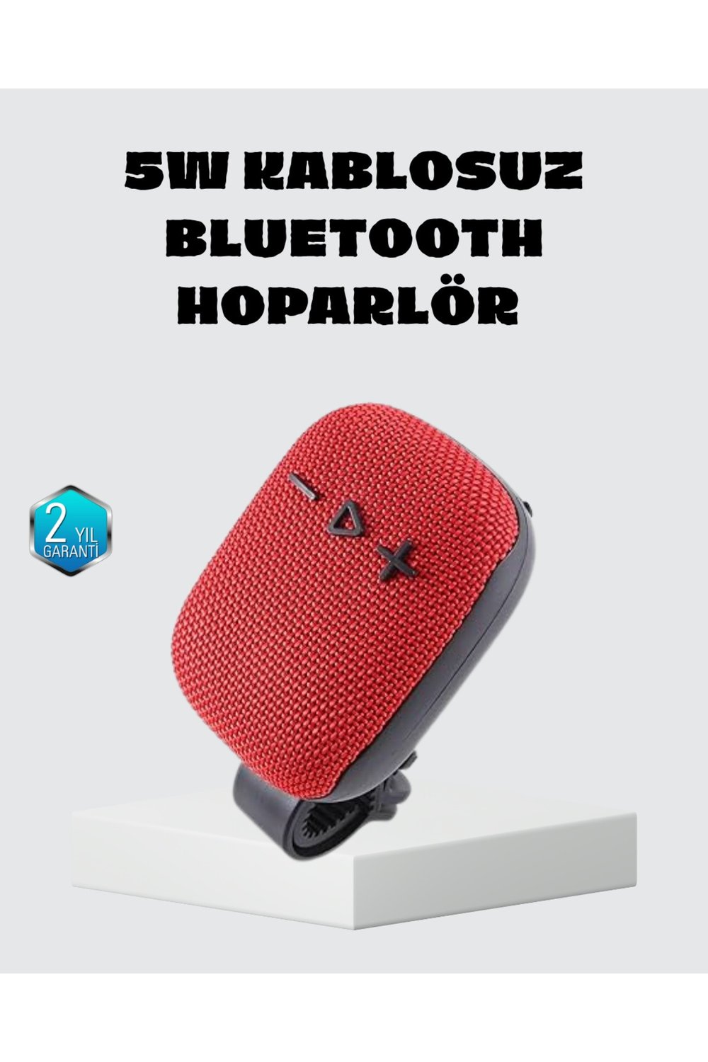 Taşınabilir Kablosuz Hoparlör – 5W Güç, TWS Bağlantı ve 800mAh Pil