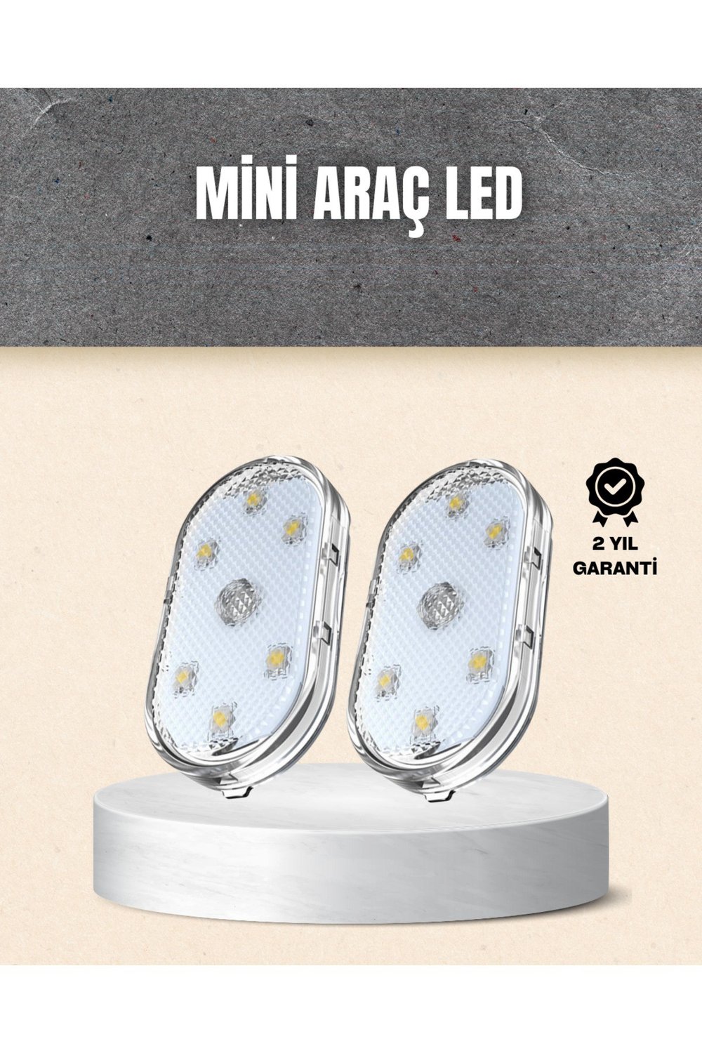 Taşınabilir Manyetik Mini LED Lamba 7 Renk Seçenekli