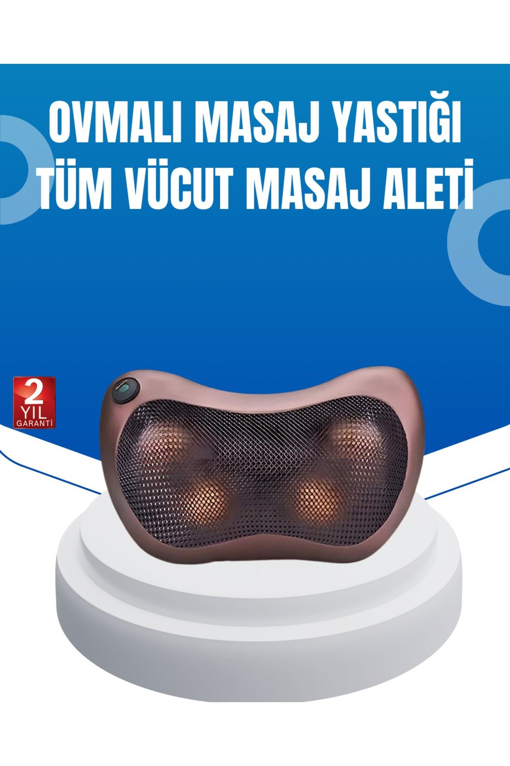 Taşınabilir Yoğurma Masaj Cihazı Boyun Bel Sırt Ayak