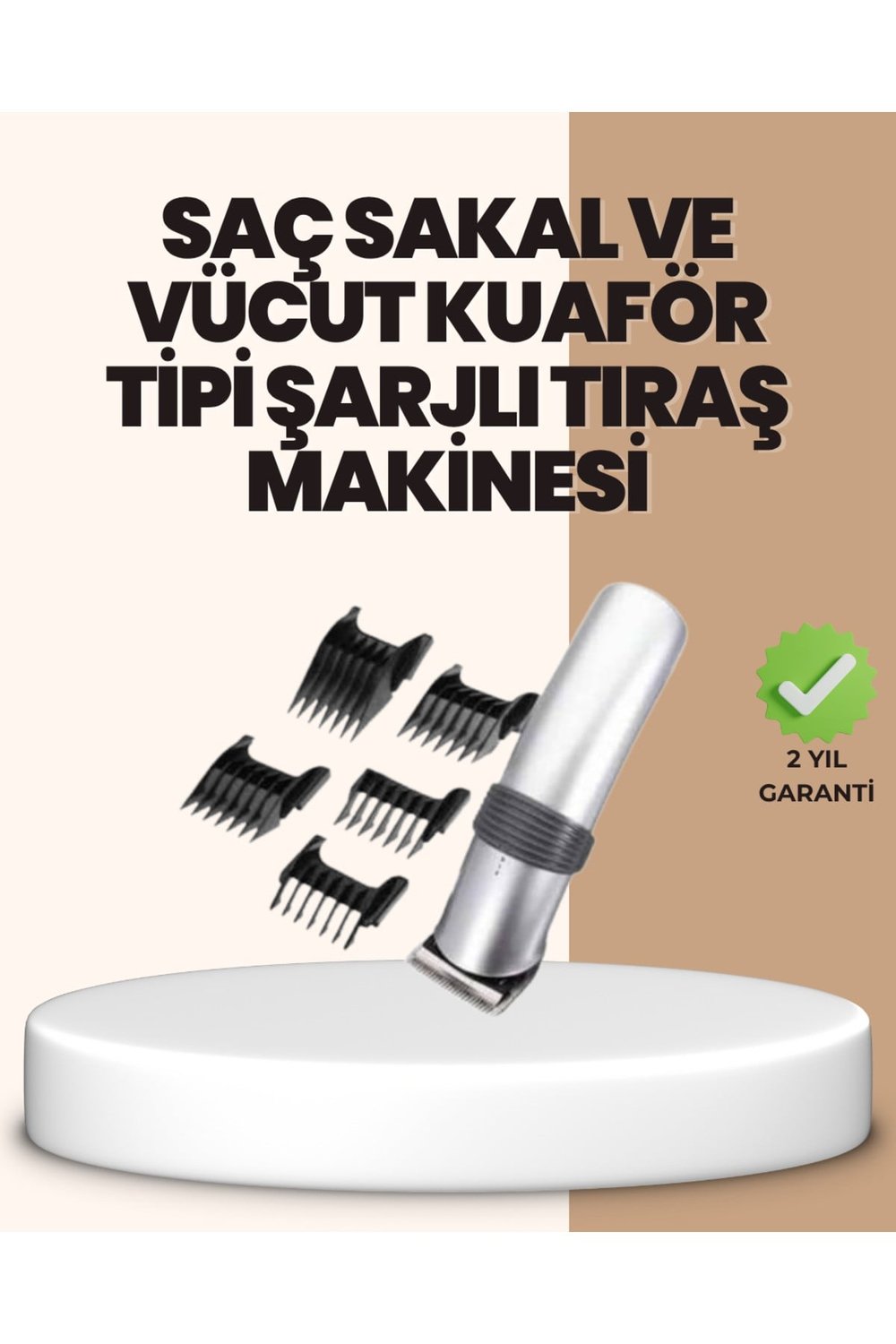 Tıraş Makinesi Temizlik ve Yağlama Setiyle Birlikte