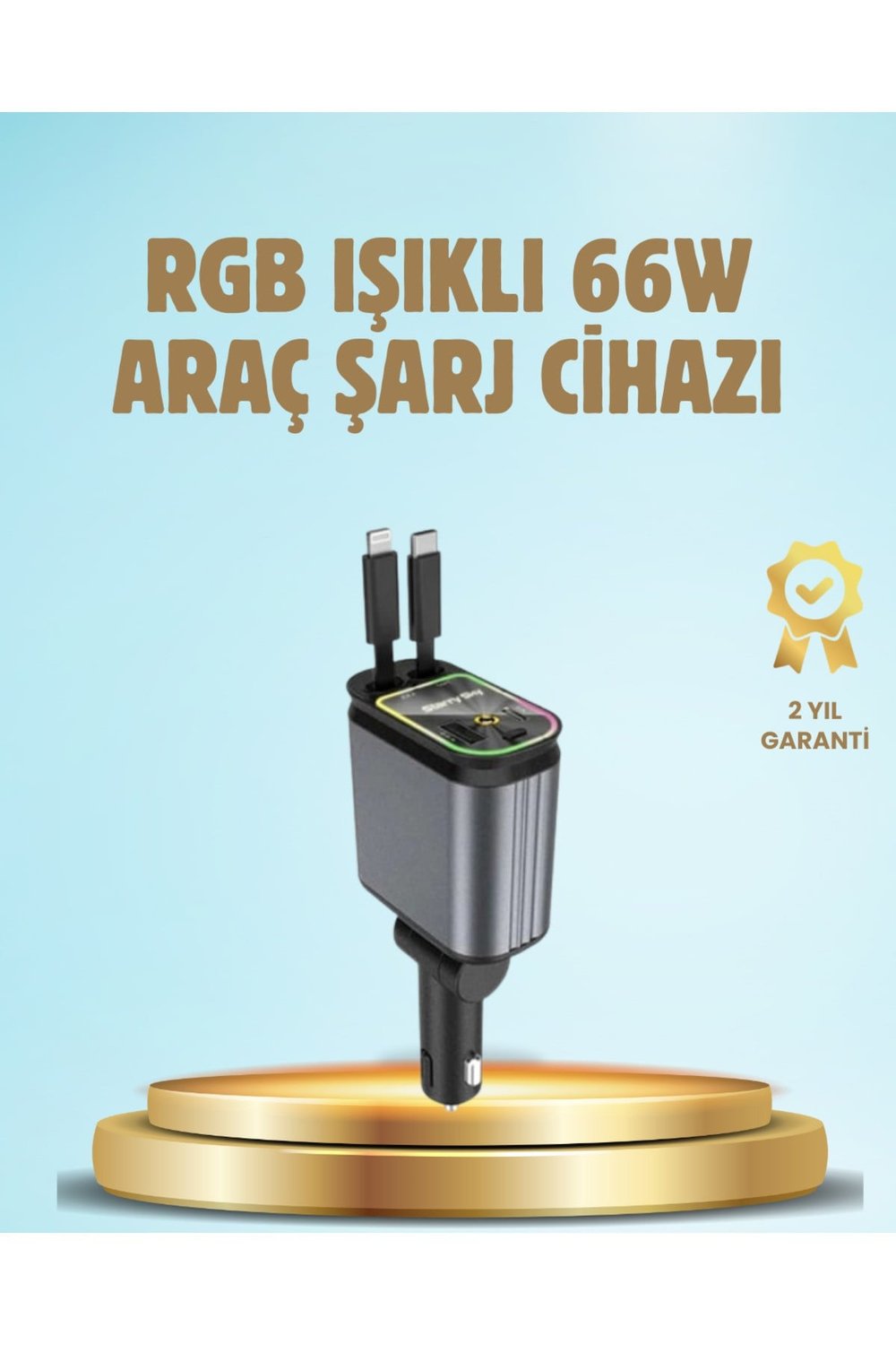Toyota, Honda, Nissan, Hyundai Araçlar için Çoklu Port Araç Şarj Cihazı