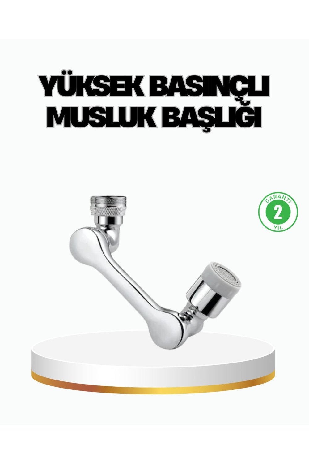 Üç Segmentli 1080 Derece Musluk Aparatı Esnek Döner Havalandırıcı Pratik Kullanım