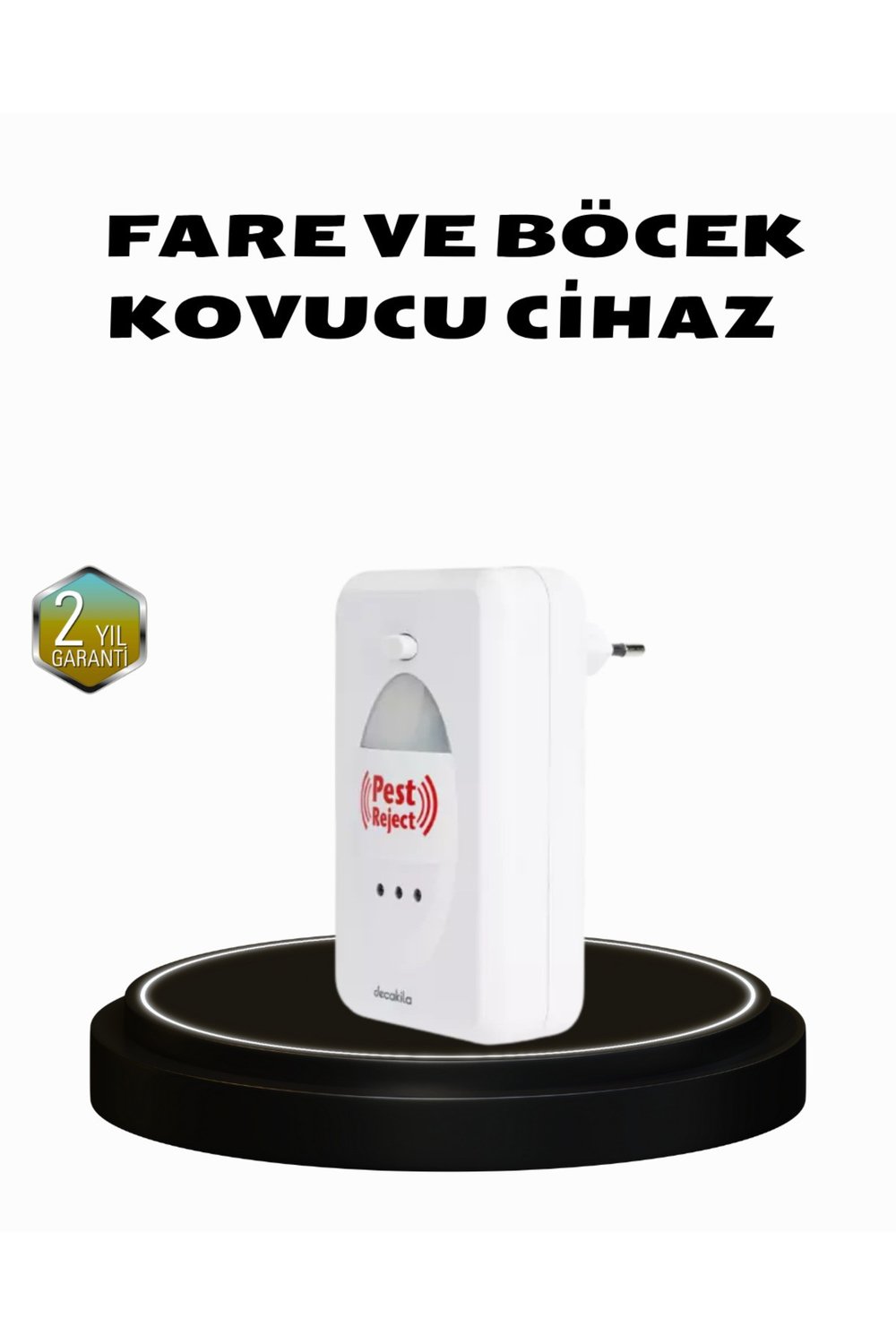 Ultrasonik Böcek ve Fare Kovucu – Doğa Dostu, Sessiz ve Etkili Savunma