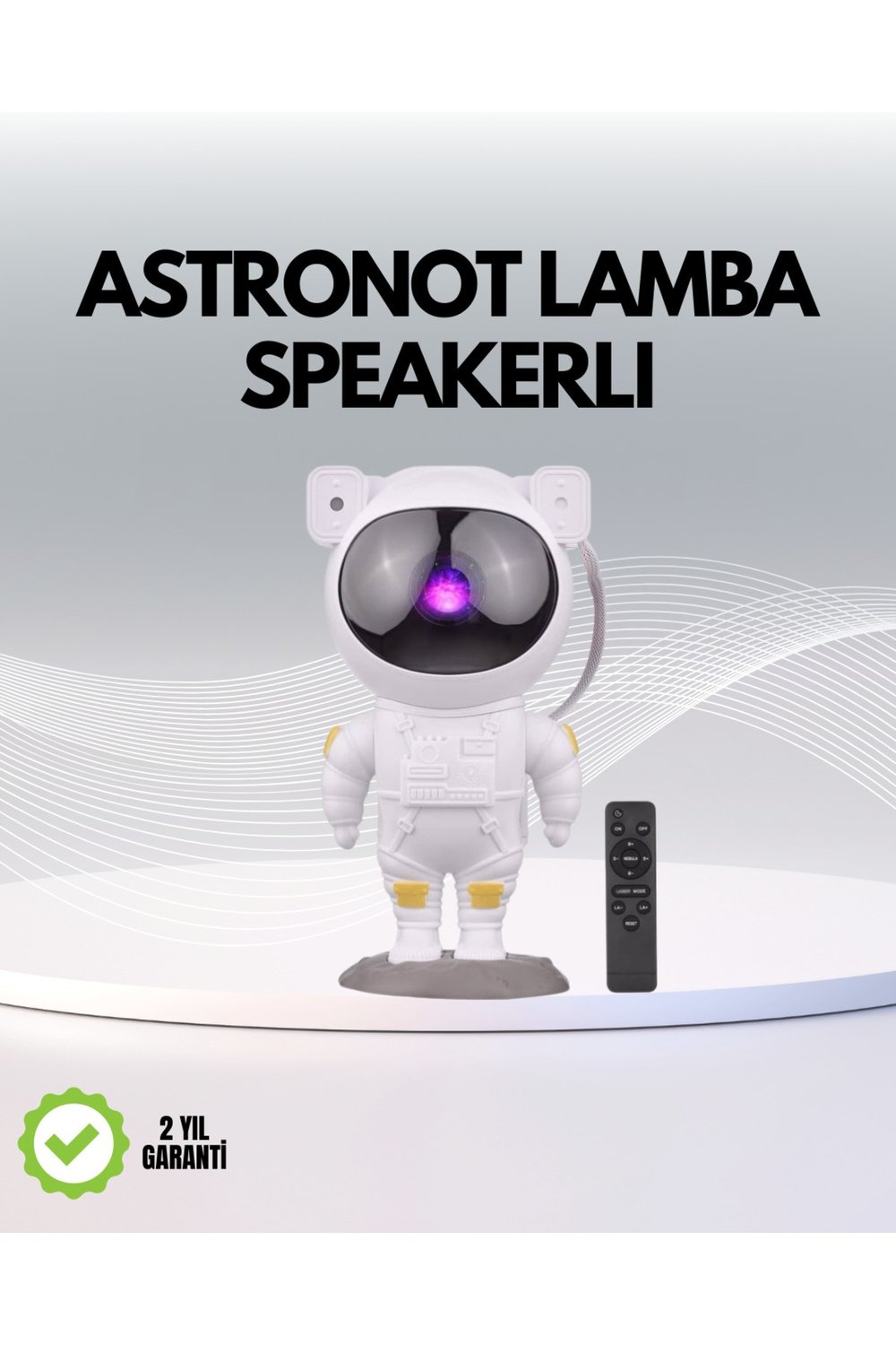 USB Güç Bağlantılı Çok Fonksiyonlu Astronot Gece Lambası