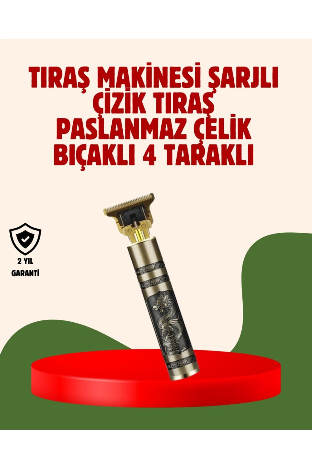 USB Şarjlı Kablosuz Saç Kesme Cihazı