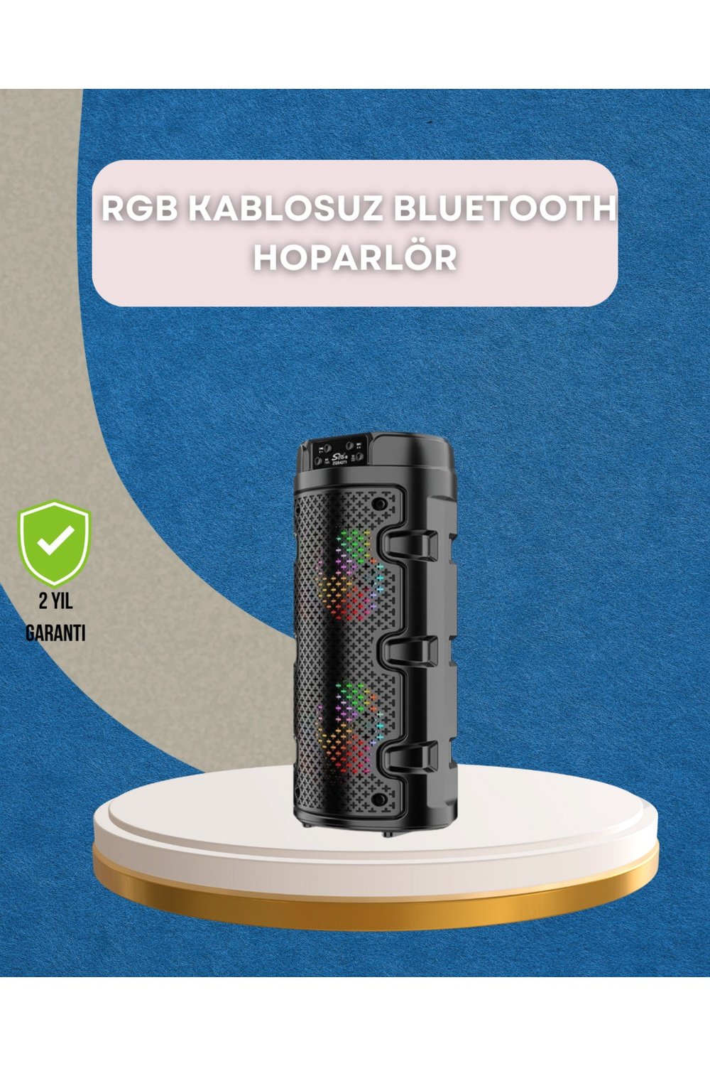 USB, SD Kart ve AUX Girişli Taşınabilir Hoparlör