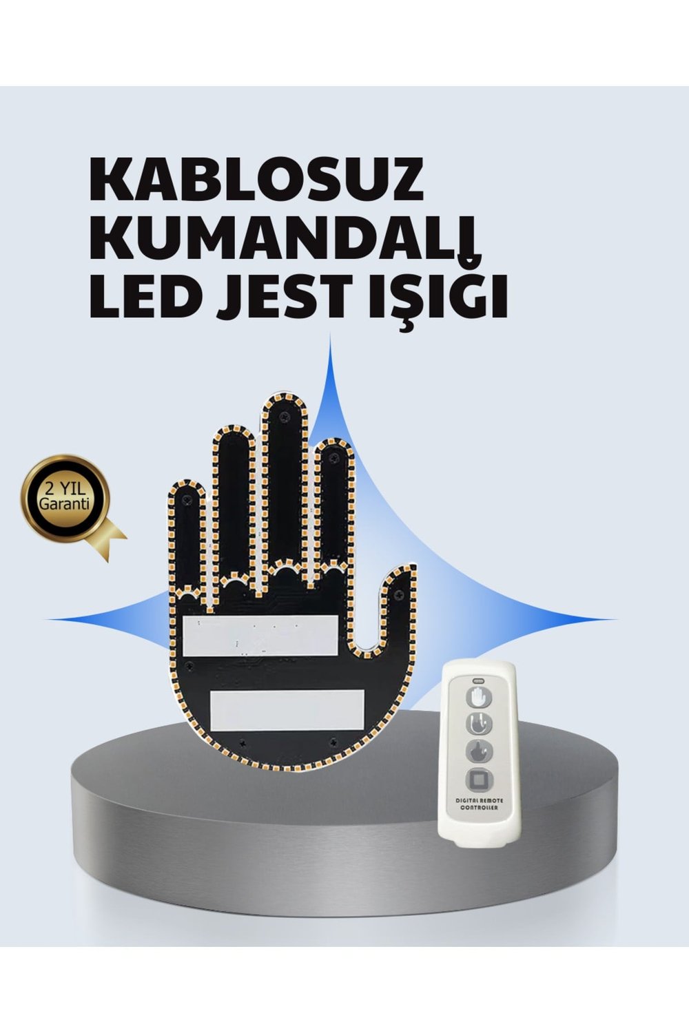 Uzaktan Kumandalı Çok Fonksiyonlu Araç Led Işığı