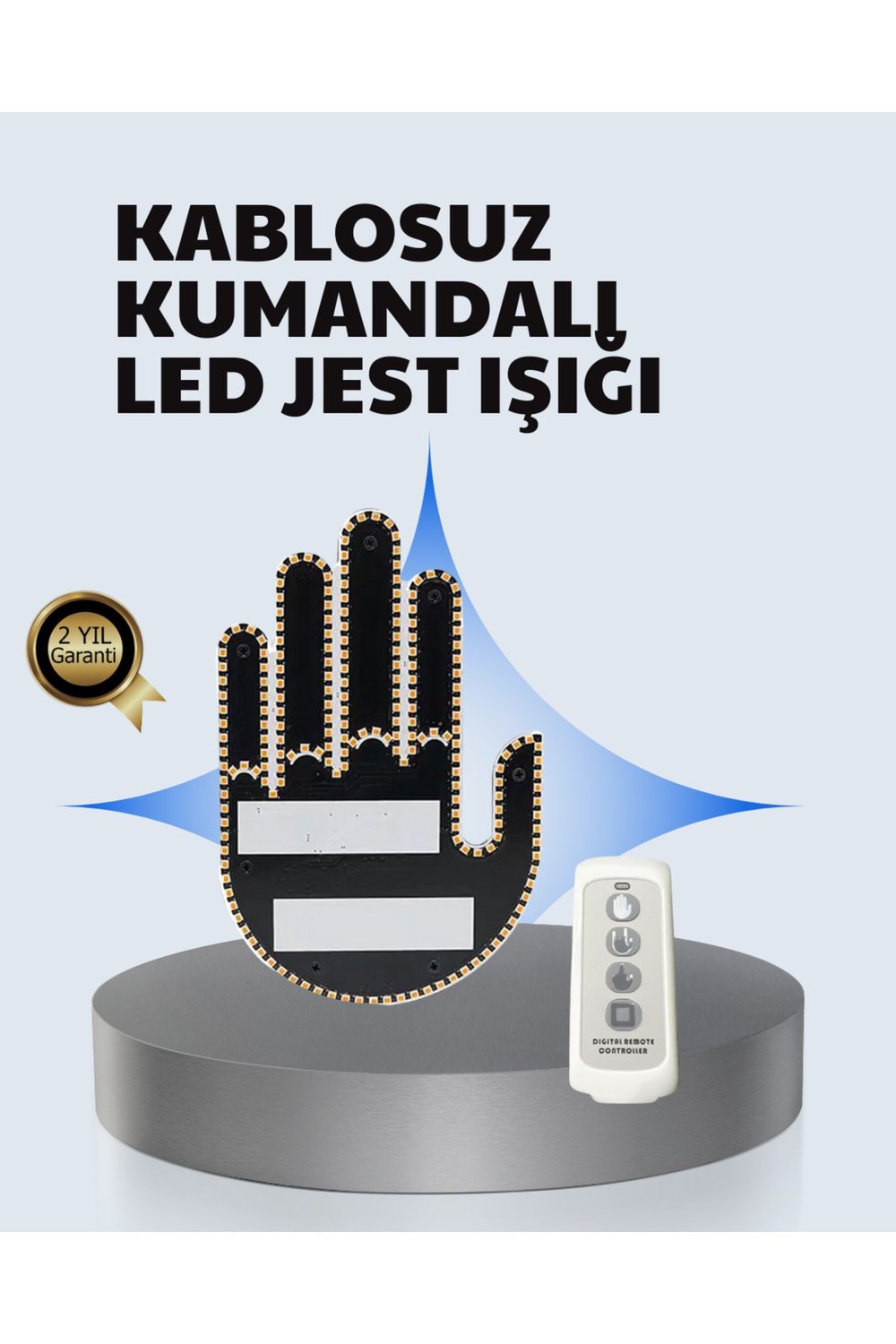 Uzaktan Kumandalı Çok Fonksiyonlu Araç Led Işığı