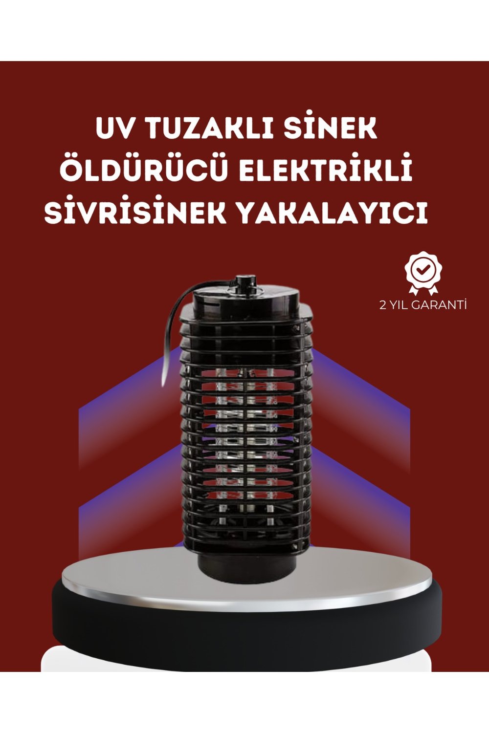 Uzun Ömürlü Elektrikli Sivrisinek Katili – Sessiz Çalışma, Güçlü Performans