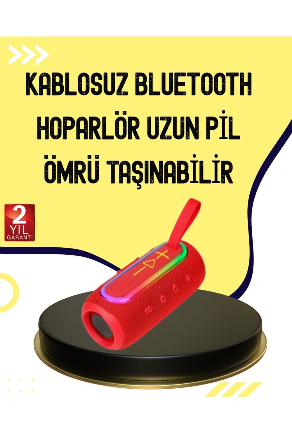 Uzun Pil Ömürlü Bluetooth 5.1 Hoparlör