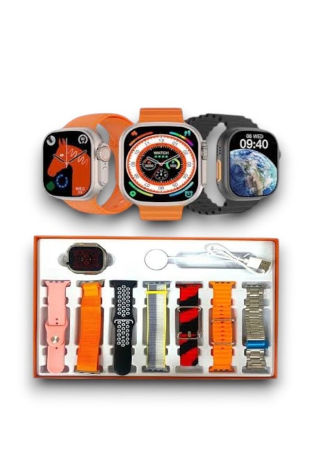 Watch 8 Ultra 7 Kordonlu Akıllı Saat