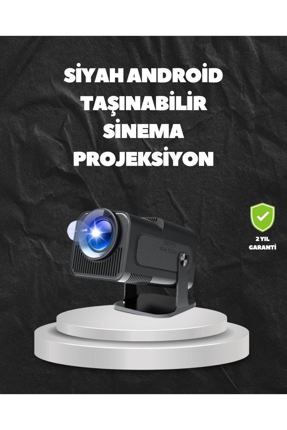 WiFi6 ve Bluetooth 5.0 Teknolojili Kablosuz Bağlantı Özellikli Projektör