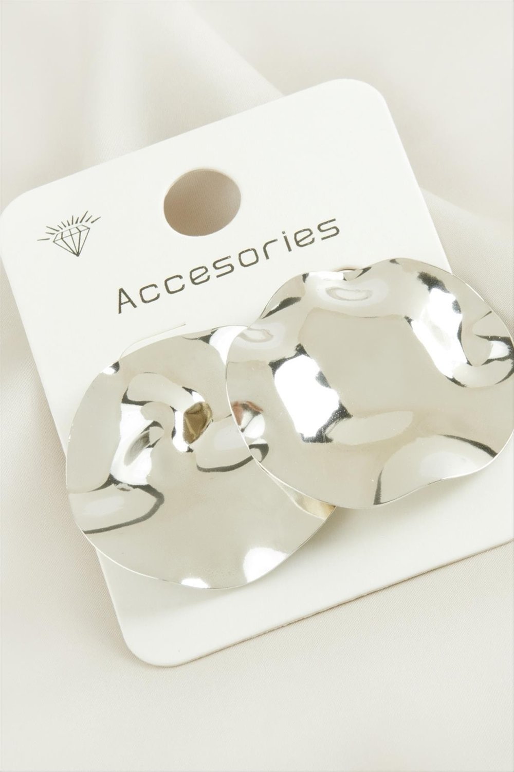 XMPDBY Yuvarlak Trend Metal (212133) Küpe-Gümüş Rengi
