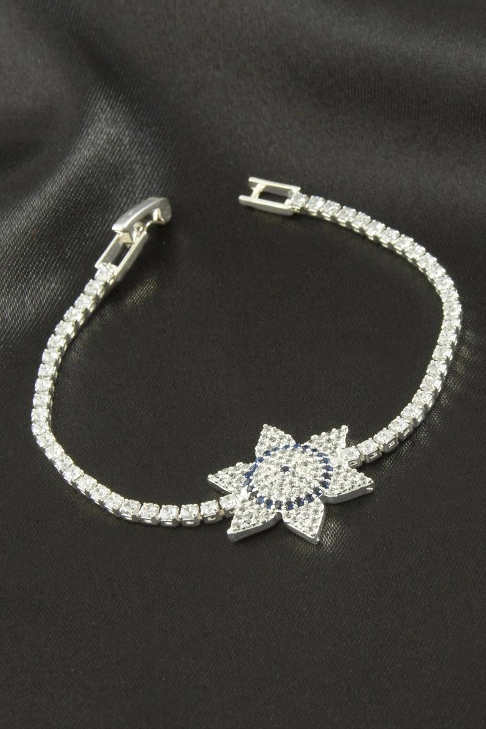 Yıldız Zirkon Taşlı Çocuk Bileklik 16 cm