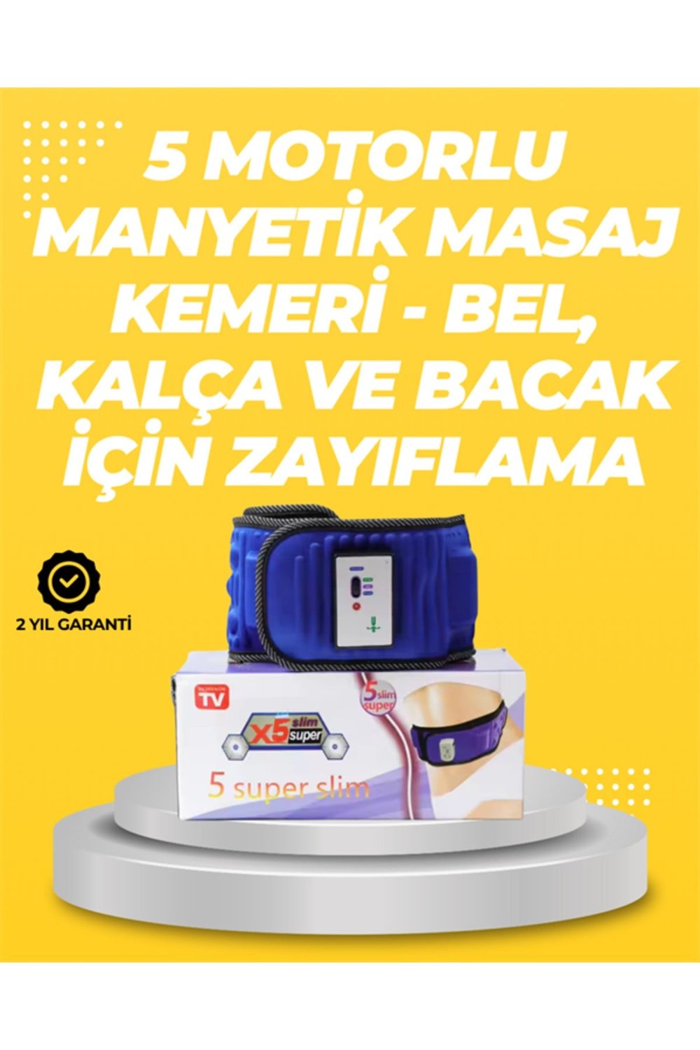 Yoğurma, Titreşim ve Manyetik Masaj Özellikli Aleti – 750g Hafif Tasarım