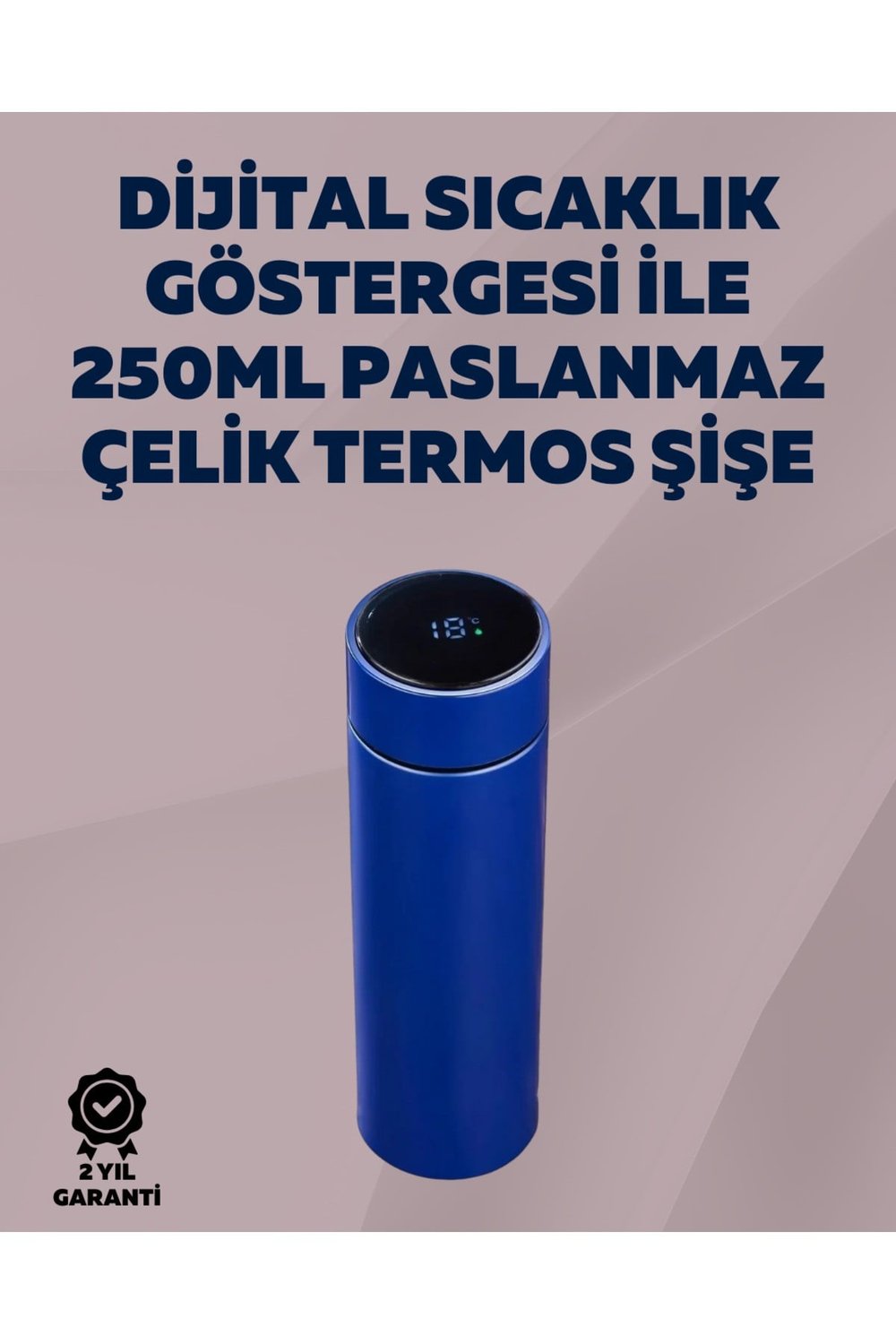 Yüksek Isı Korumasına Sahip Taşınabilir Çelik Termos
