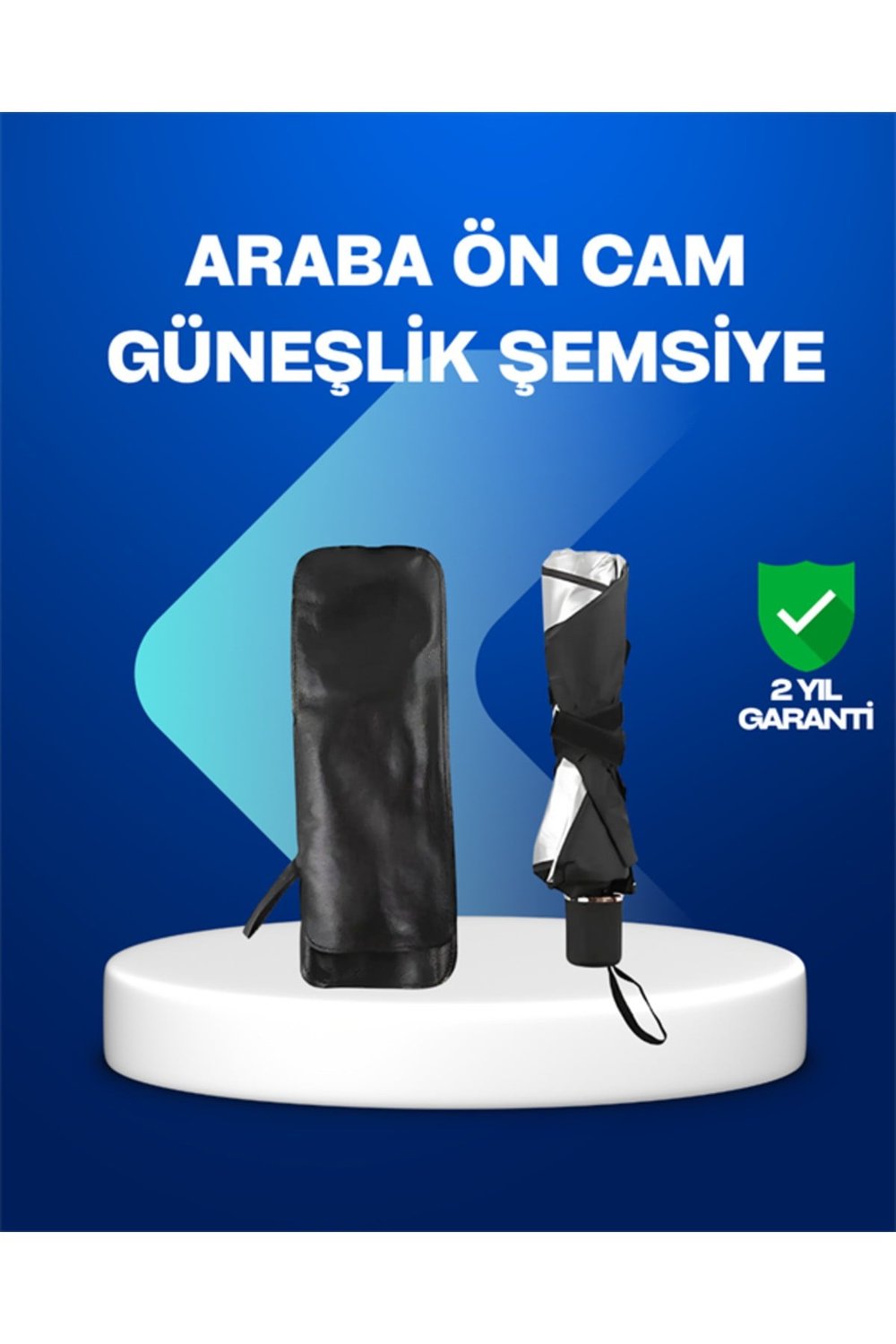 Yüksek Kaliteli Cam Elyaf İskeletli Araba Şemsiyesi – Tüm Araçlara Uygun