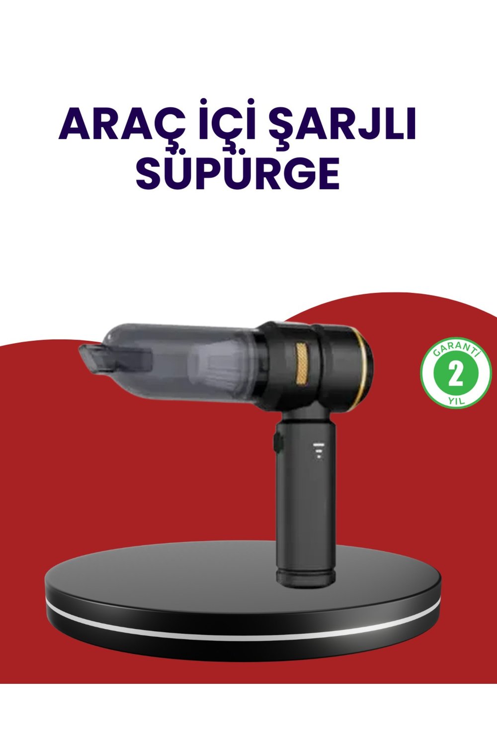 Yüksek Performanslı Araç İçi El Süpürgesi