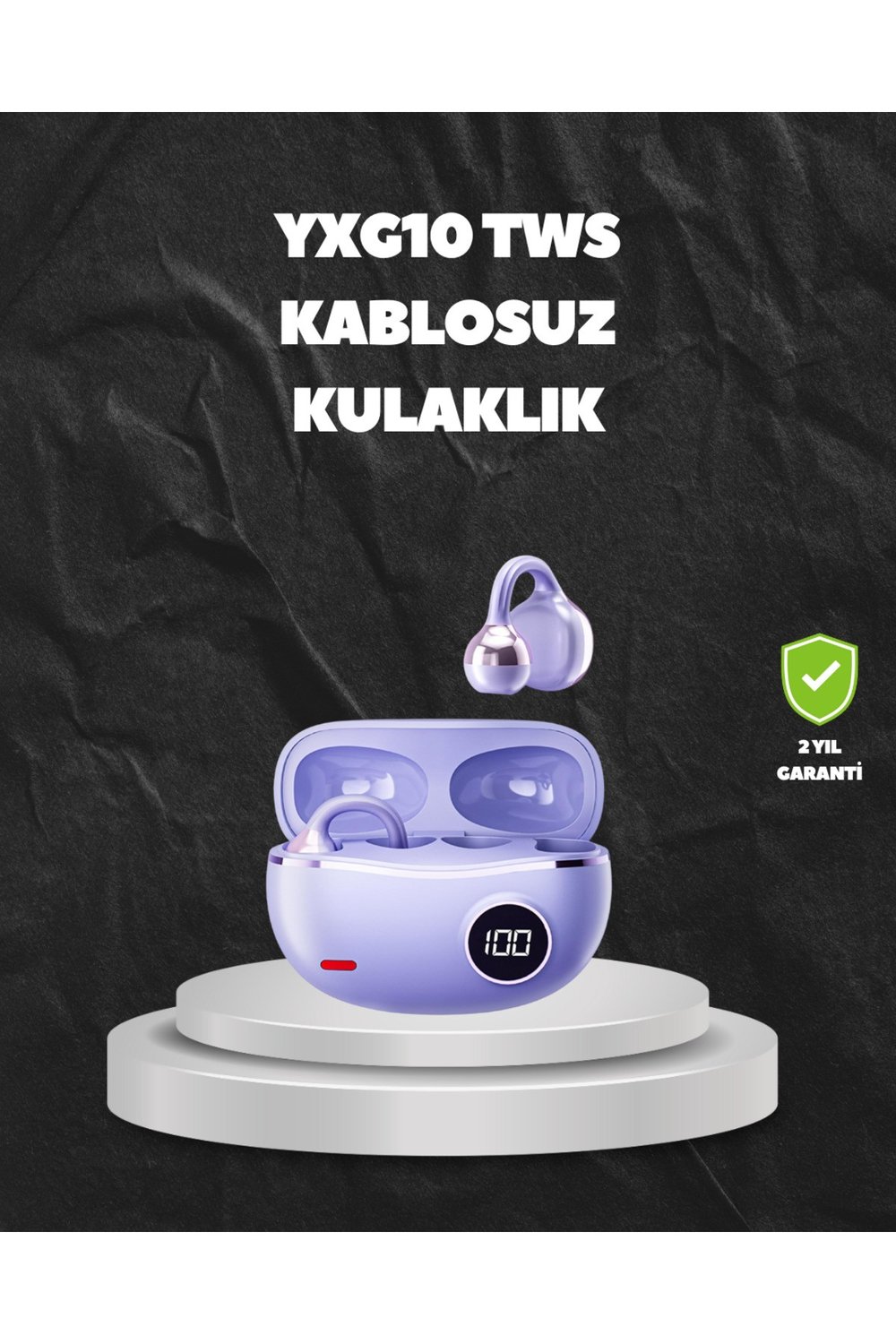 YXG10 TWS Kablosuz Kulak İçi – Elmacık Kemiği İletimli, Şık ve Hafif