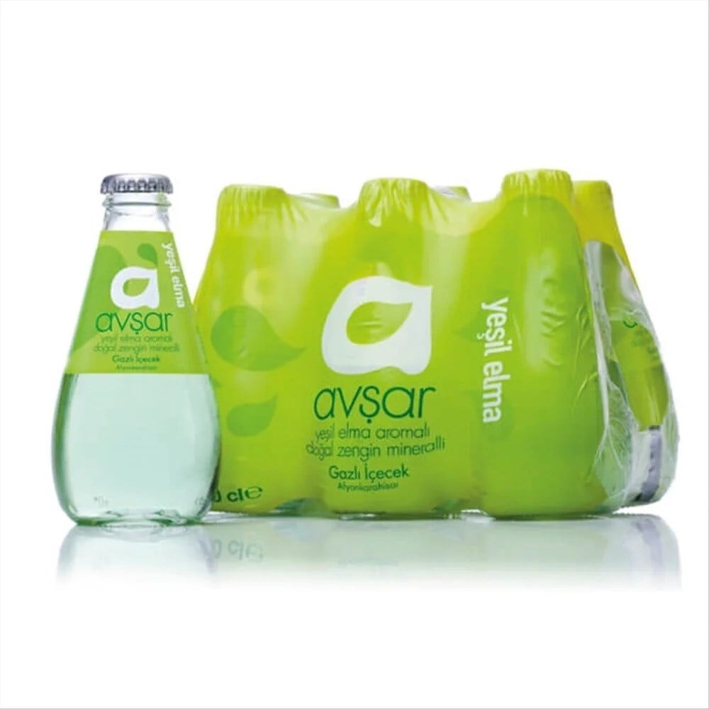 AVŞAR SODA 200ML YEŞİL ELMA PLUS