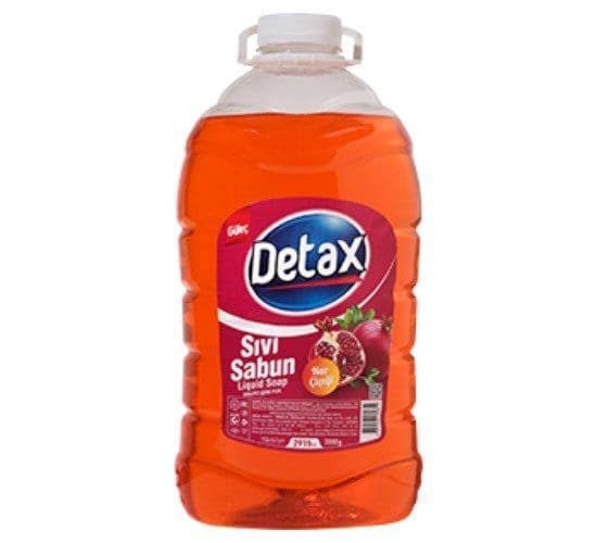 DETAX SIVI EL SABUNU 3LT NAR ÇİÇEĞİ