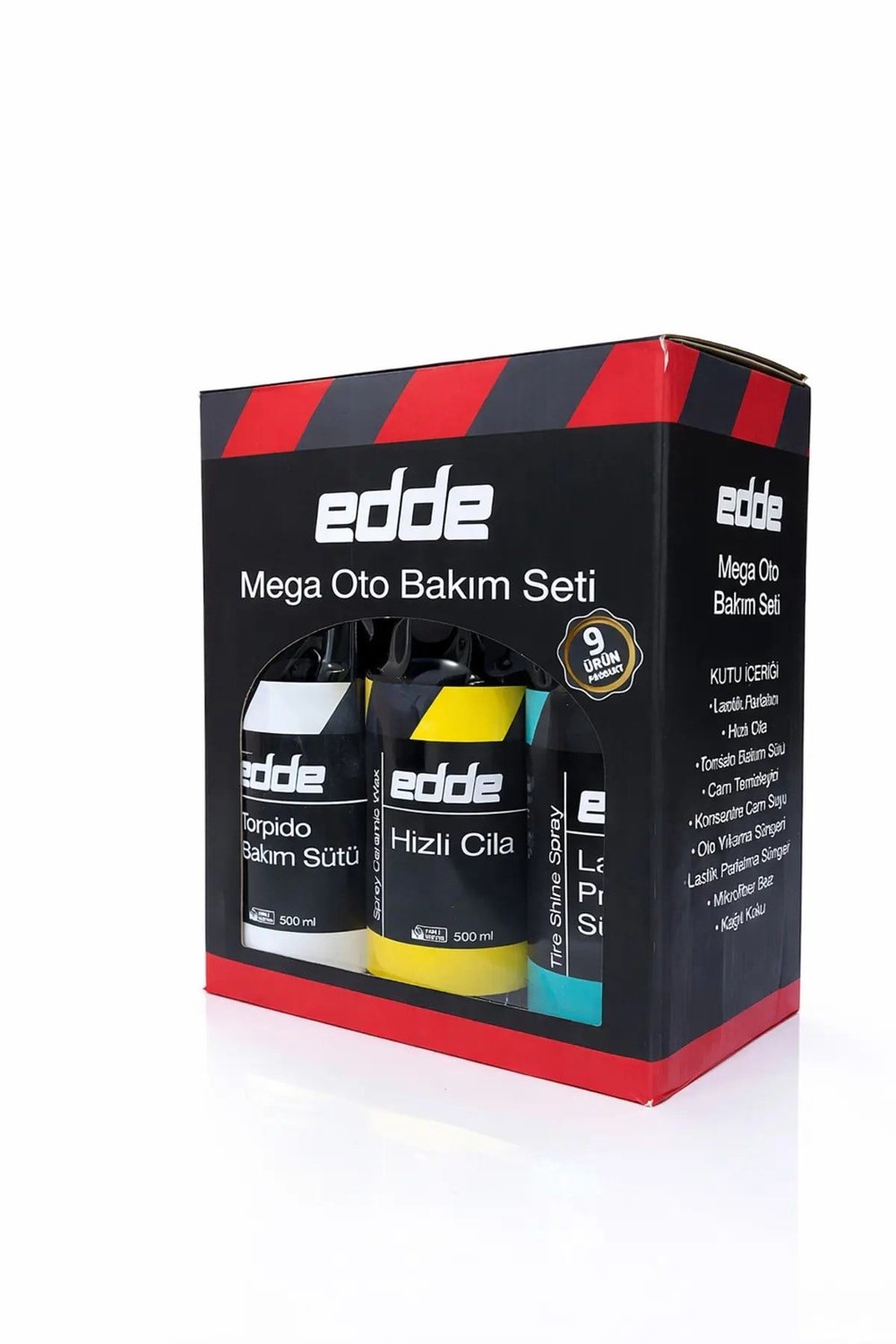 EDDE 9 LU MEGA KUTU OTO BAKIM SETİ