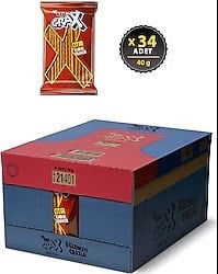 ETİ CRAX SADE ÇUBUK KRAKER 40GR*34