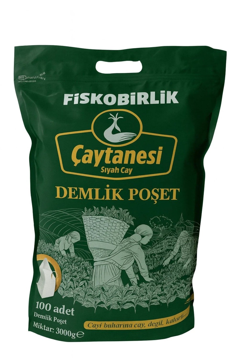 FİSKOBİRLİK JUMBO DEMLİK POŞET 3KG