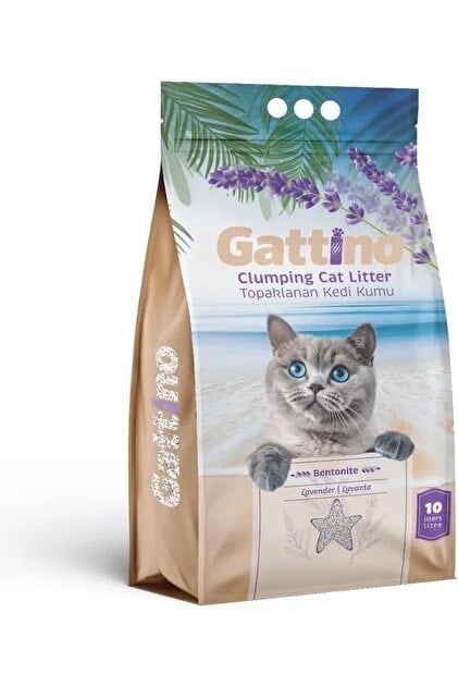GATTİNO KEDİ KUMU 10 LT LAVANTA