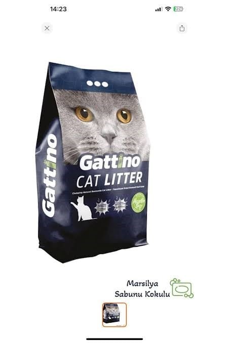 GATTİNO KEDİ KUMU 10 LT MARSİLYA SABUNU