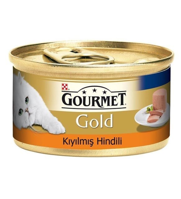 GOURMET KIYILMIŞ HİNDİ KEDİ YAŞ MAMASI