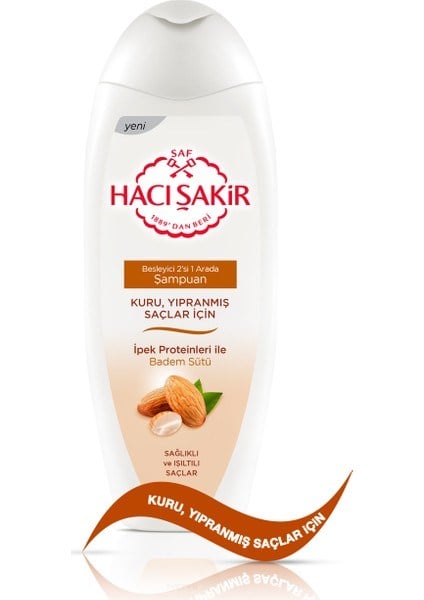 HACI ŞAKİR ŞAMPUAN 500ML BADEM
