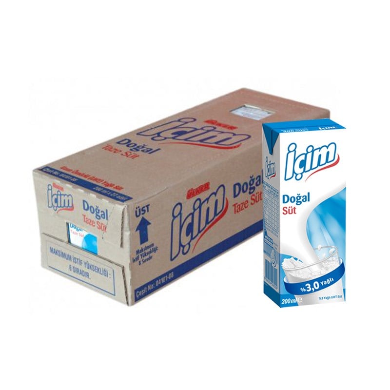 İÇİM SÜT SADE 200 ML*27