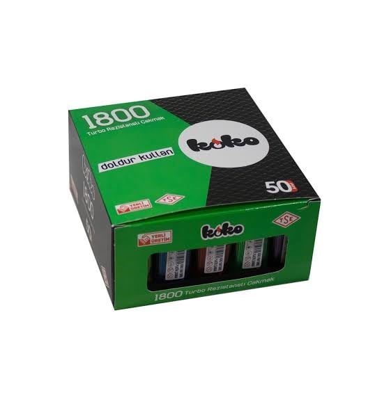 KOKO ÇAKMAK 1800 IZGARA 50Lİ