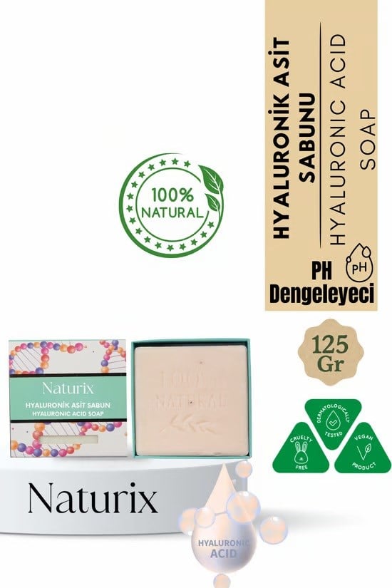 NATURİX KUTULU HYLURONİK ASİT SABUN