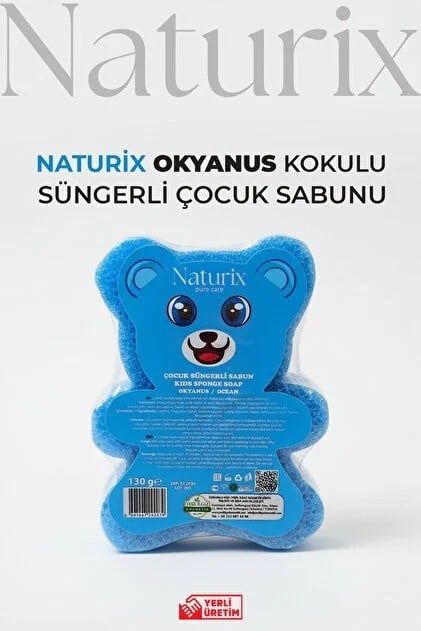 NATURİX SÜNGERLİ ÇOCUK SABUNU OKYANUS