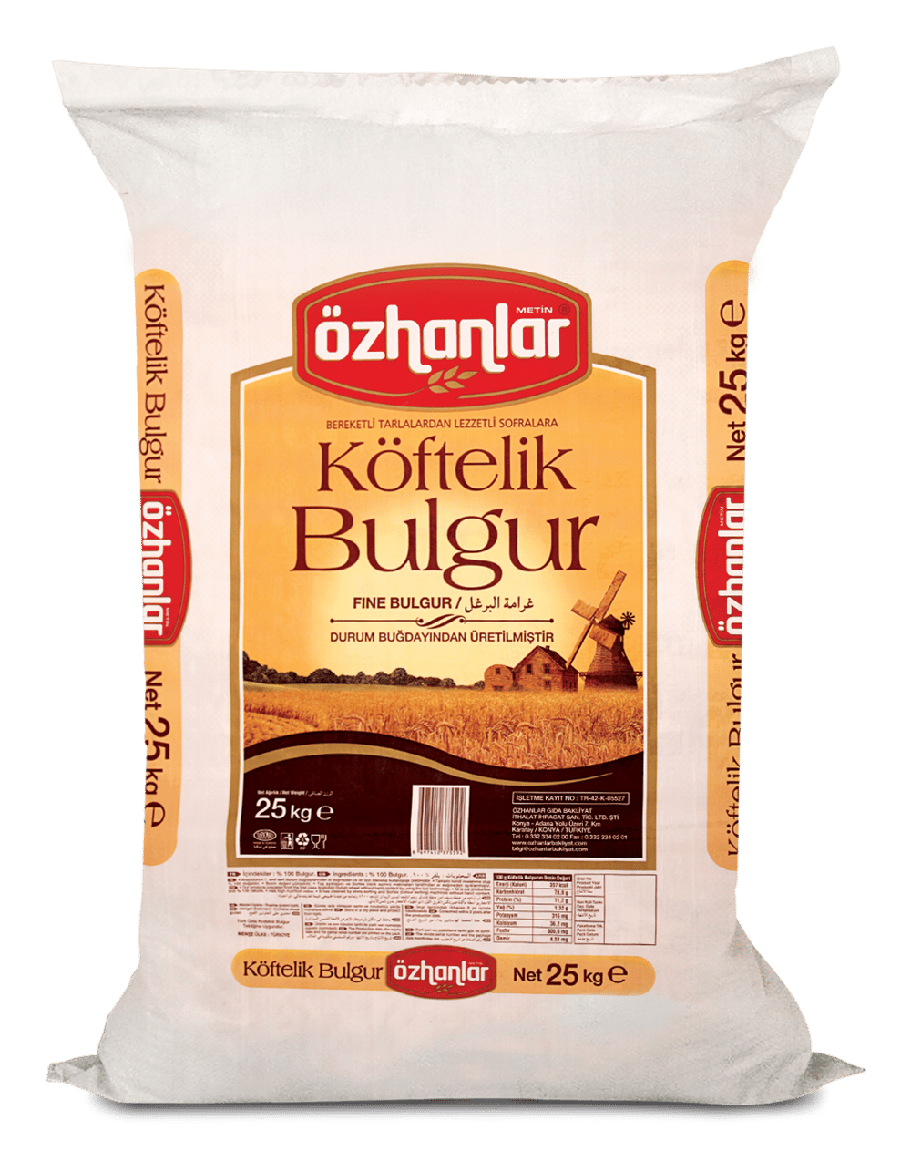 ÖZHANLAR BULGUR 25 KG