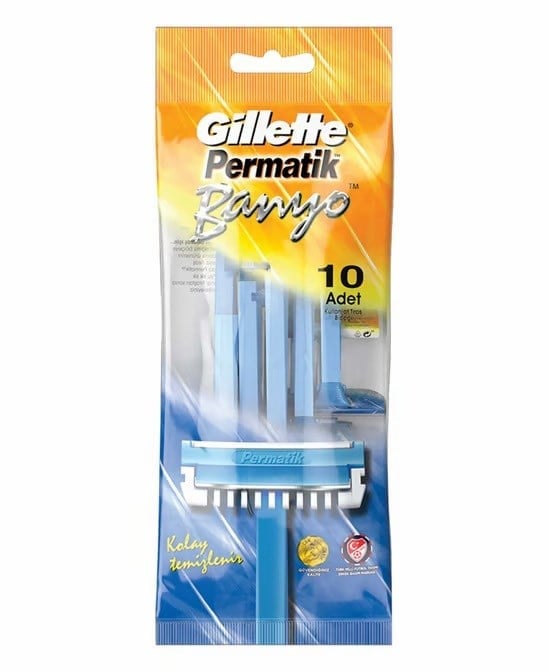 PERMATİK BANYO TRAŞ BIÇAĞI 10LU POŞET*30
