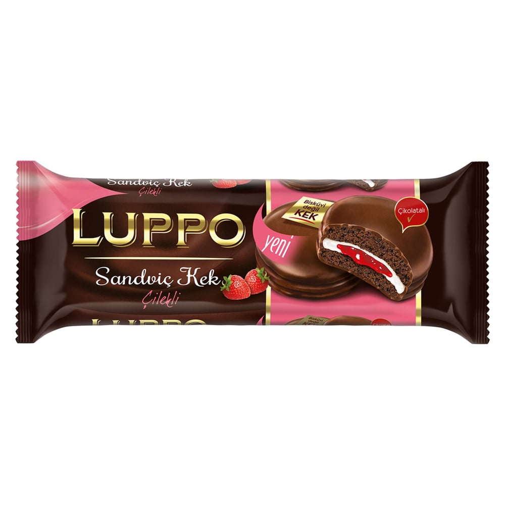 ŞÖLEN LUPPO SANDEVİÇ KEK ÇİLEKLİ 184GR