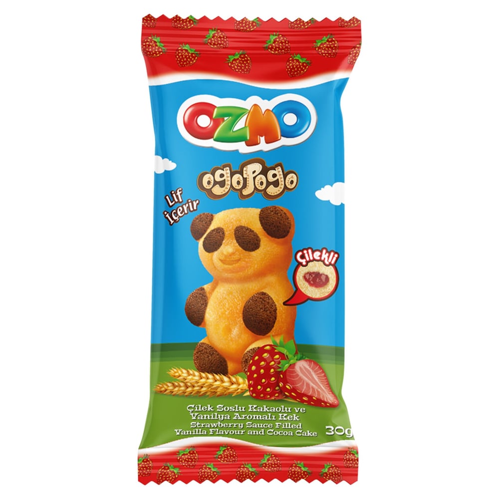 ŞÖLEN OGOPO ÇİLEKLİ KEK 30GR*24