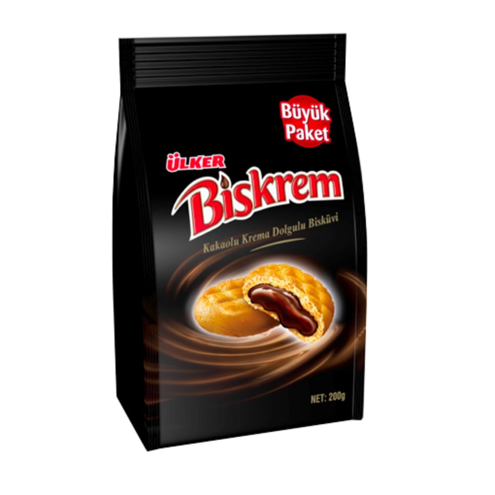 ÜLKER BİSKREM POŞET 190GR*12