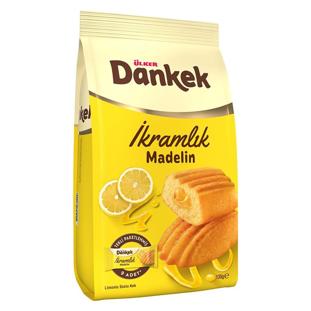 ÜLKER DANKEK MADLEN LİMONLU 135GR*10