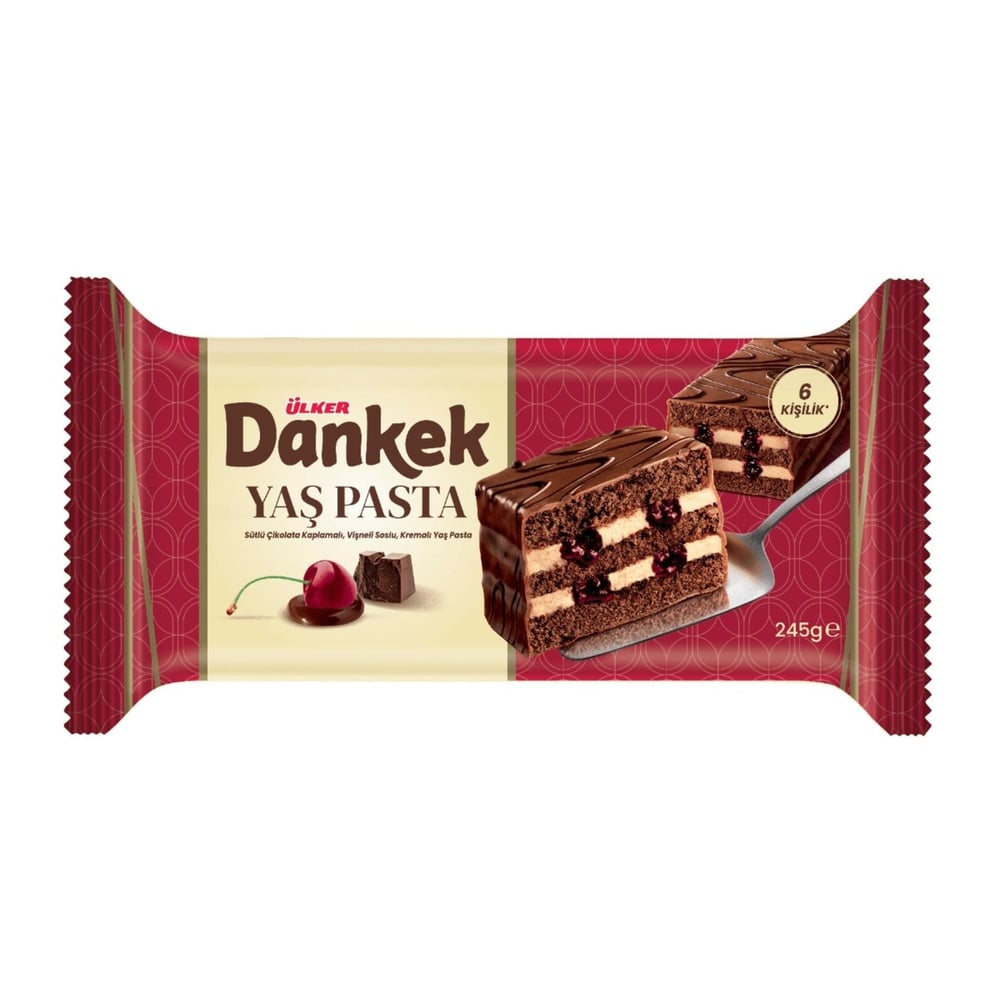 ÜLKER DANKEK YAŞ PASTA 245GR*8