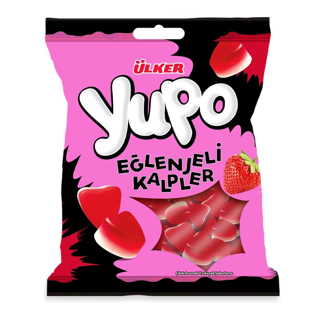 ÜLKER YUPO EĞLENJELİ KALPLER 80GR