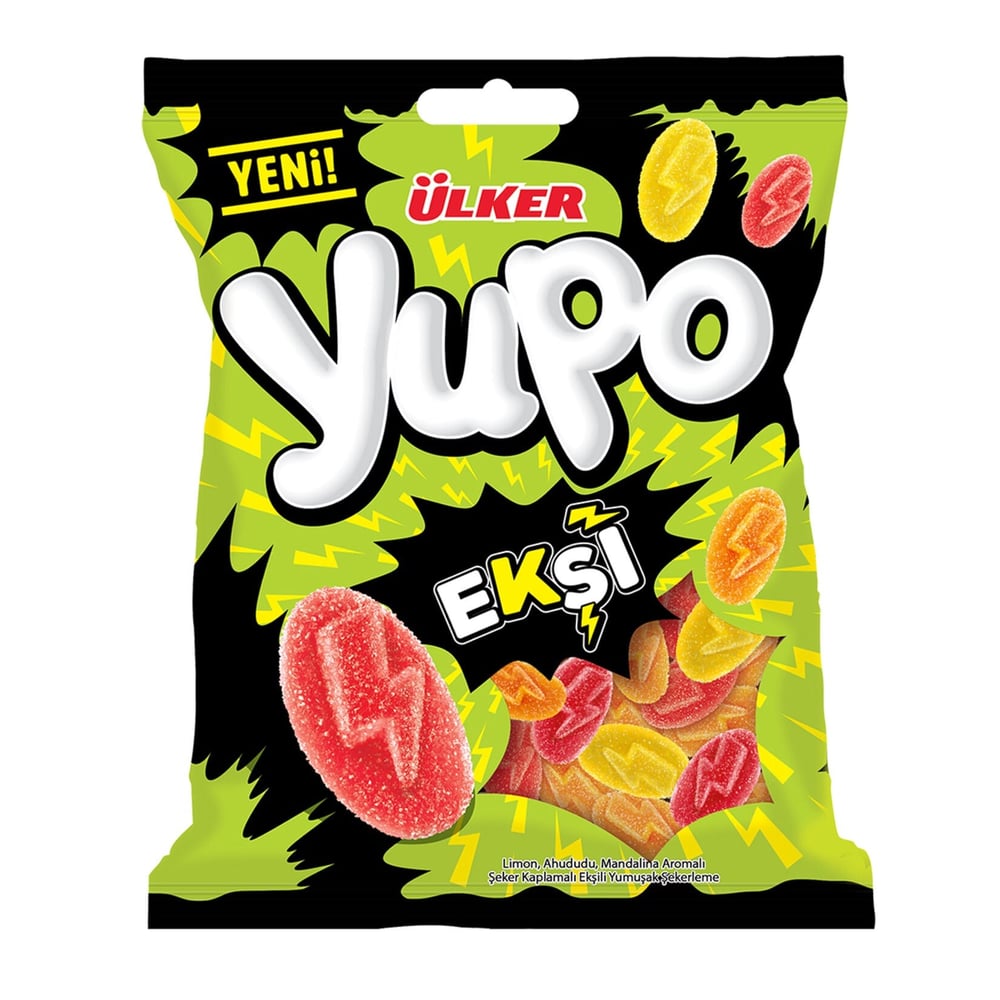 ÜLKER YUPO JELLY EKŞİ 65GR*24