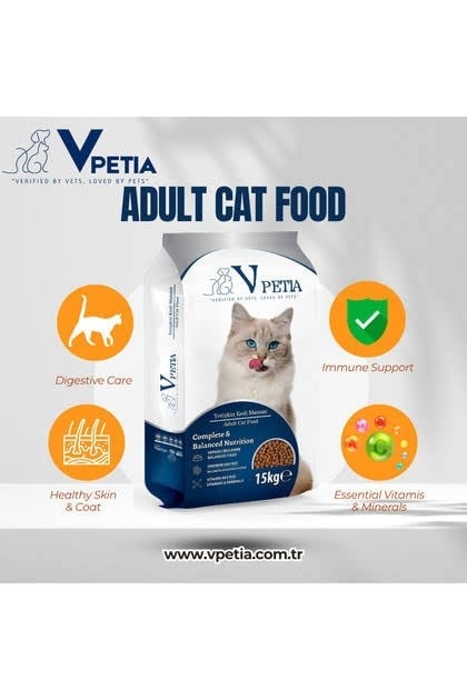 VPETİA KEDİ MAMASI 15 KG