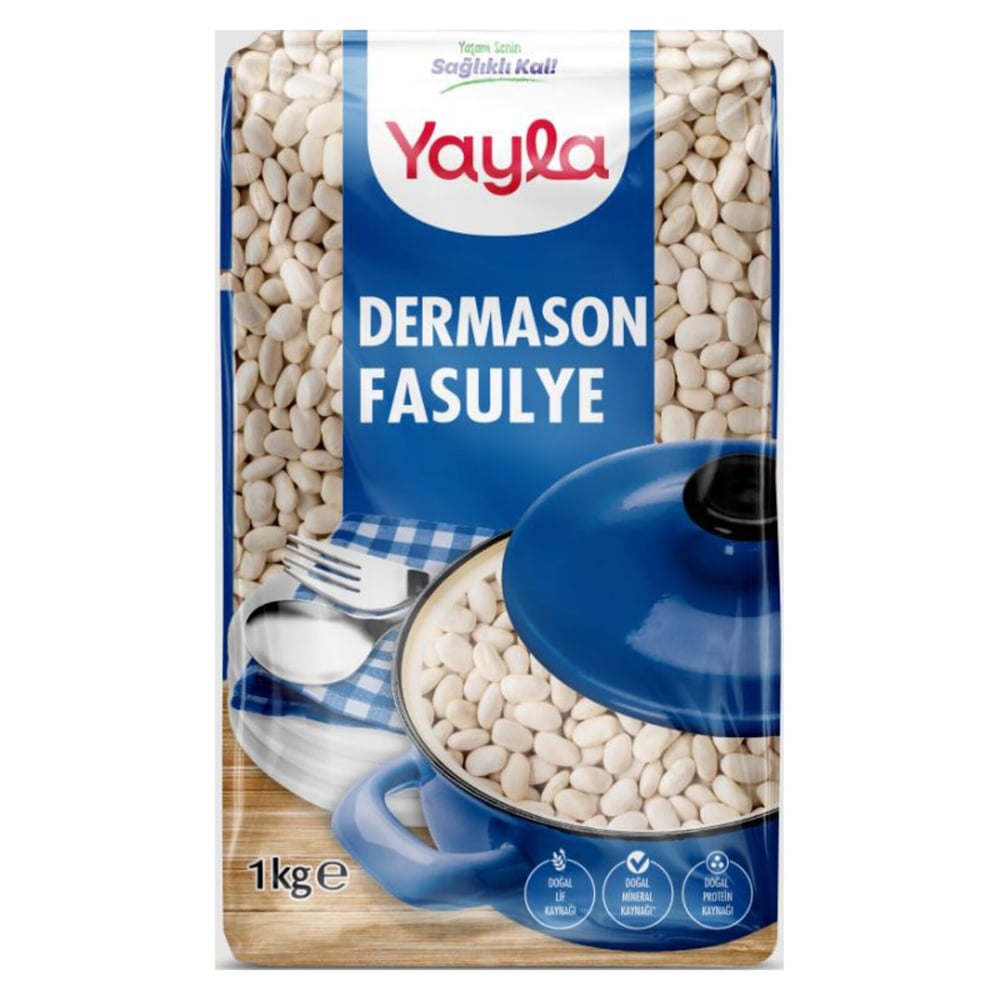 YAYLA DERMASON FASULYE 7-7,5MM 1KG*16